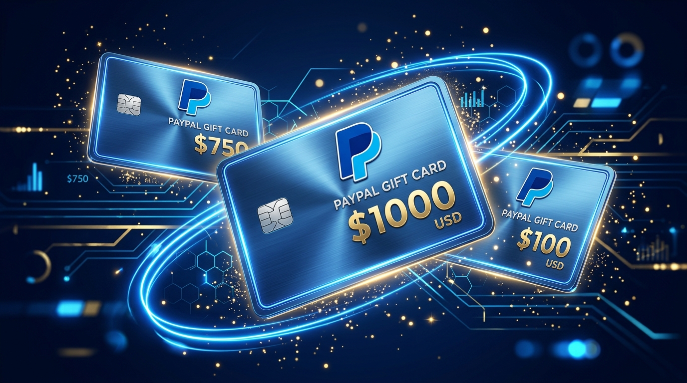 PayPal Gift Cards Giveaway $100 $750 $1000