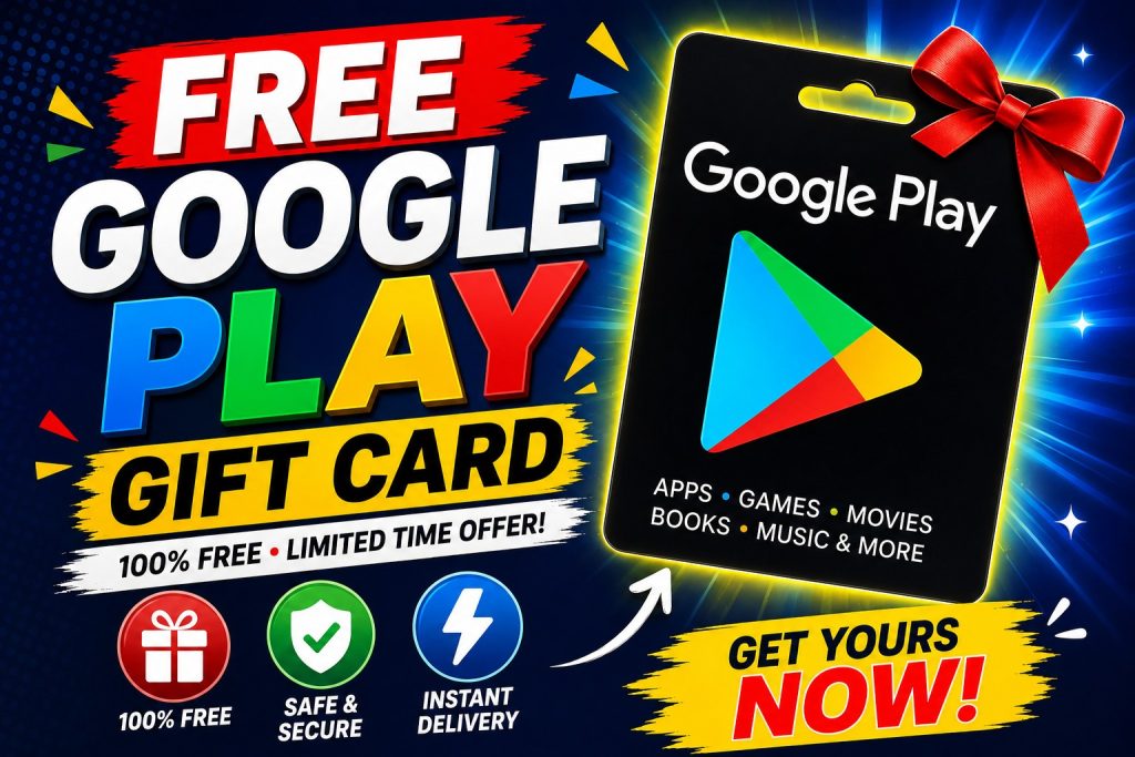 Free Google Play Gift Card