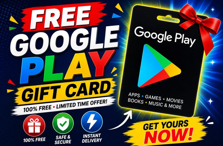 Free Google Play Gift Card