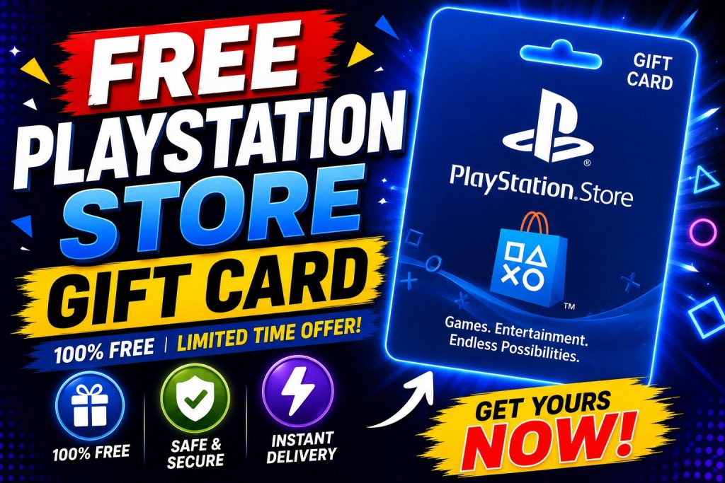 Free PlayStation Store Gift Card