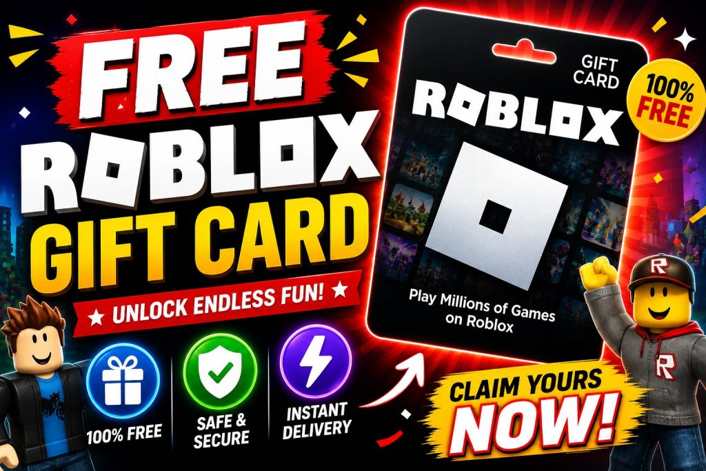 Free Roblox Gift Card
