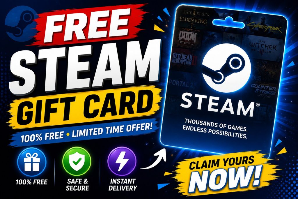 Free Steam Gift Card